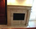 Master Bedroom Wood Fireplace to look like Faux Stone